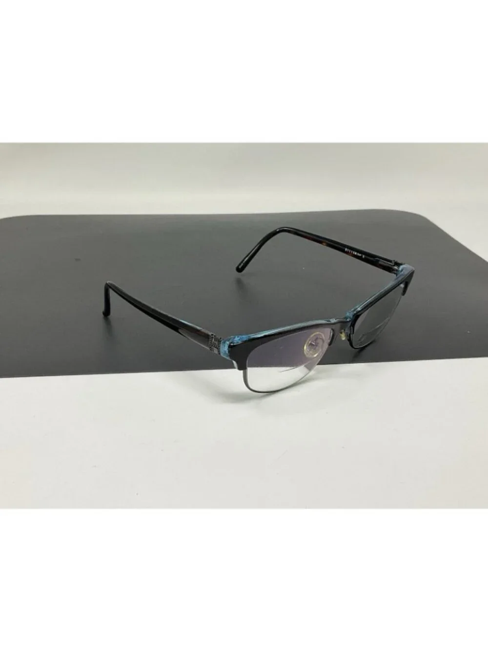 Helium Eyeglasses Womens Tortoise Blue 4246 Cat Eye Frames 51-16-135